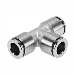 GAV Pu Nickel Plated T- Connector 6mm